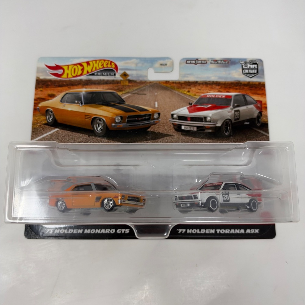 Hot Wheels Premium Car Culture Holden Monaro GTS & Holden Torana A9X 2-Pack